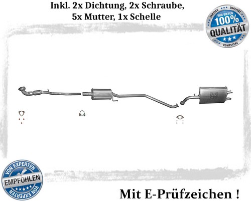 Kompette auspuffanlage - kompette,