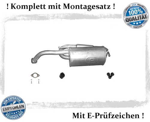 Endschalldämpfer für
