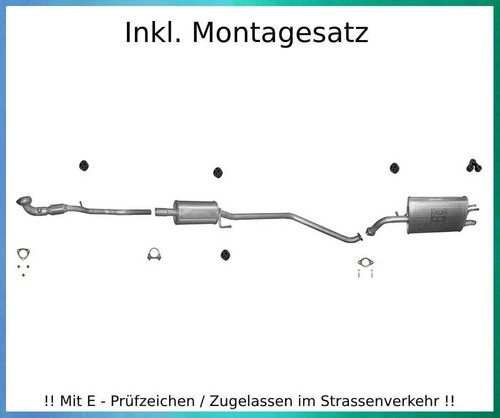 Auspuffanlage für chevrolet - für,