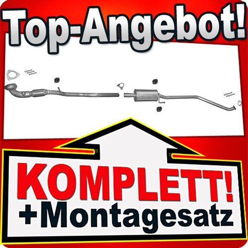 Auspuff für chevrolet spark - auspuff,
