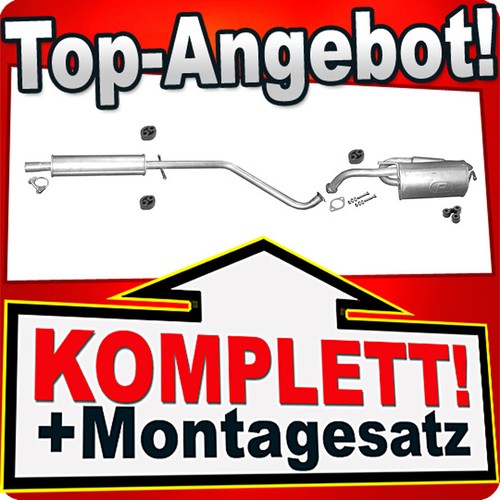 Auspuff für chevrolet - für, matiz